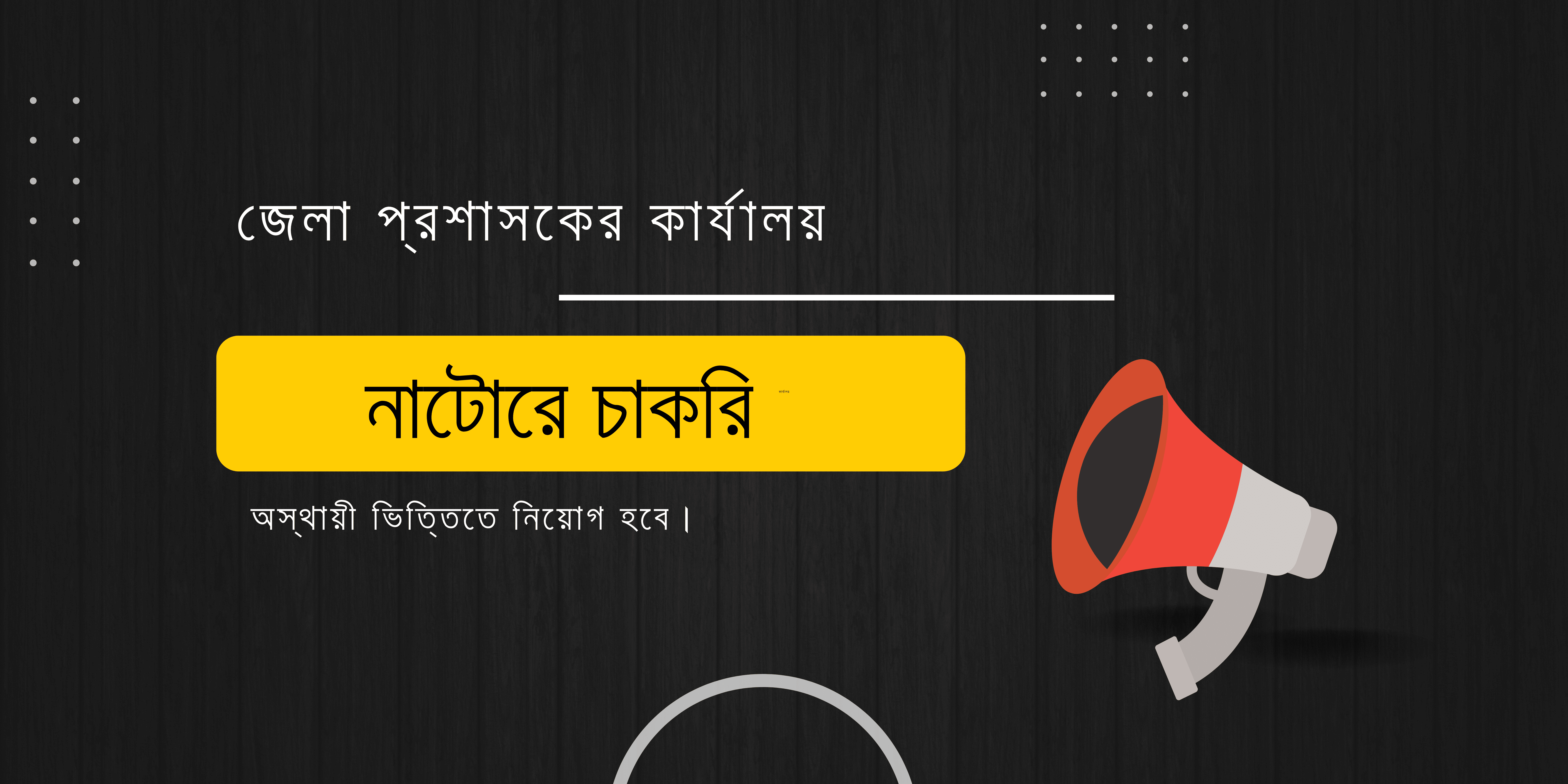 Jobs in District Commissioner's Office-Natore
